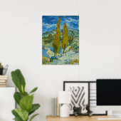 Vincent Van Gogh, zwei Poplars in den Alpen Poster (Heimbüro)