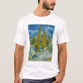 Vincent Van Gogh, zwei Poplars in den Alpen T-Shirt (Vorderseite)