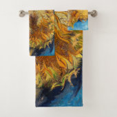 Vincent van Gogh - Zwei Schnittblumen Badhandtuch Set (Insitu)