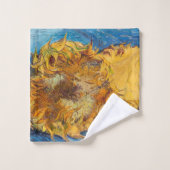 Vincent van Gogh - Zwei Schnittblumen Badhandtuch Set (Waschlappen)