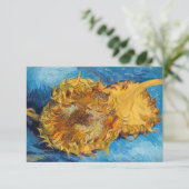 Vincent van Gogh - Zwei Schnittblumen Dankeskarte (Stehend Vorderseite)