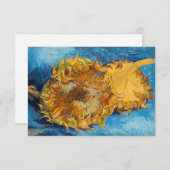 Vincent van Gogh - Zwei Schnittblumen Dankeskarte (Vorne/Hinten)