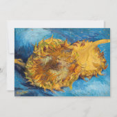 Vincent van Gogh - Zwei Schnittblumen Einladung (Vorderseite)