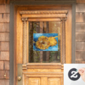 Vincent van Gogh - Zwei Schnittblumen Fensteraufkleber (Haustür)