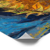 Vincent van Gogh - Zwei Schnittblumen Poster (Ecke)