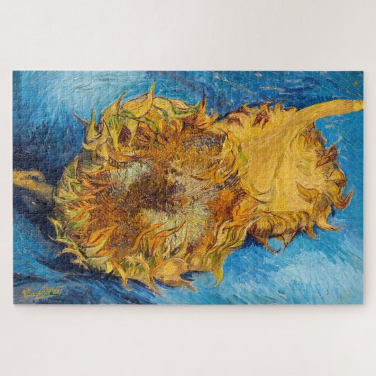 Vincent van Gogh - Zwei Schnittblumen Puzzle (Horizontal)
