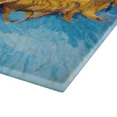 Vincent van Gogh - Zwei Schnittblumen Schneidebrett (Ecke)