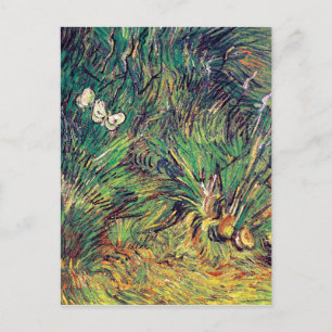 Vincent Van Gogh - Zwei weiße Schmetterlinge Fine Postkarte