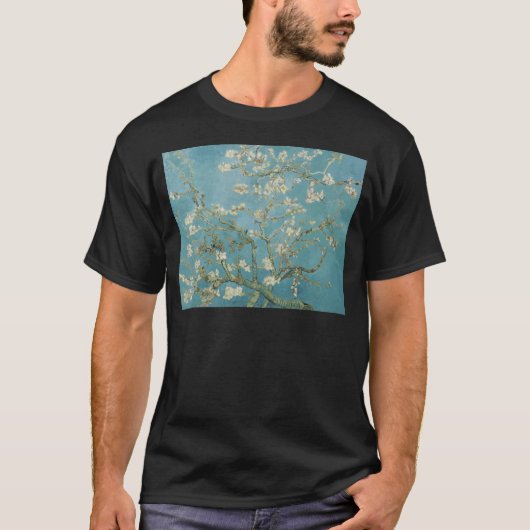 Vincent Van Gogh Zweige von Mandelbaum T-Shirt (Vorderseite)