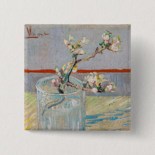 Vincent van Gogh - Zweigstelle Almond im Glas Button