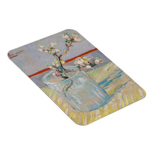 Vincent van Gogh - Zweigstelle Almond im Glas Magnet (Rechte Seite)