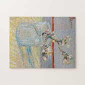 Vincent van Gogh - Zweigstelle Almond im Glas Puzzle (Horizontal)