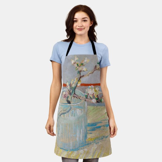 Vincent van Gogh - Zweigstelle Almond im Glas Schürze (Getragen)