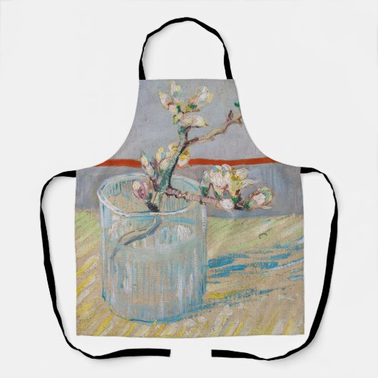 Vincent van Gogh - Zweigstelle Almond im Glas Schürze (Vorderseite)