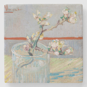 Vincent van Gogh - Zweigstelle Almond im Glas Steinuntersetzer