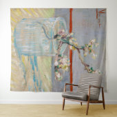 Vincent van Gogh - Zweigstelle Almond im Glas Wandteppich (Beispiel (Horizontal))