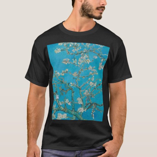 Vincent Van Gogh - Zweigstellen mit Almond Blossom T-Shirt (Vorderseite)
