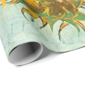 Vincent Van Gogh Zwölf Sonnenblumen in einer Vase  Geschenkpapier (Rolleneckpunkt)