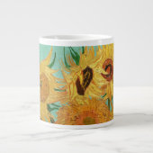 Vincent Van Gogh Zwölf Sonnenblumen in einer Vase Jumbo-Tasse (Vorderseite)