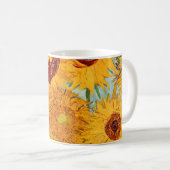 Vincent Van Gogh Zwölf Sonnenblumen in einer Vase  Kaffeetasse (VorderseiteRechts)