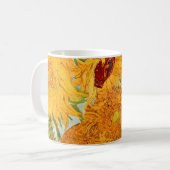 Vincent Van Gogh Zwölf Sonnenblumen in einer Vase  Kaffeetasse (Vorderseite Links)