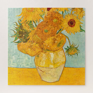 Vincent Van Gogh Zwölf Sonnenblumen in einer Vase  Puzzle