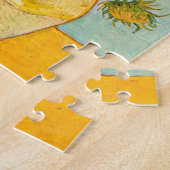 Vincent Van Gogh Zwölf Sonnenblumen in einer Vase  Puzzle (Seite)