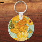 Vincent Van Gogh Zwölf Sonnenblumen in einer Vase  Schlüsselanhänger (Vorderseite)