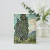 Vincent van Gogh | Zypressen, 1889 Postkarte (Stehend Vorderseite)