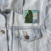 Vincent van Gogh - Zypressen Button (Beispiel)
