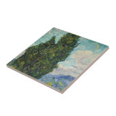 Vincent van Gogh - Zypressen Fliese (Seite)