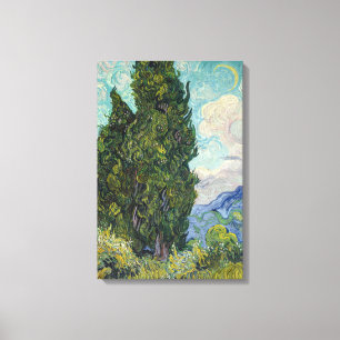 Vincent van Gogh - Zypressen Leinwanddruck