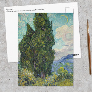 Vincent van Gogh - Zypressen Postkarte