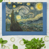Vincent van Goghs die sternenklare Nacht (1889) Geschirrtuch (Gefaltet)
