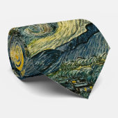 Vincent van Goghs die sternenklare Nacht (1889) Krawatte (Gerollt)