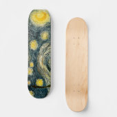 Vincent van Goghs die sternenklare Nacht (1889) Skateboard (Vorderseite)