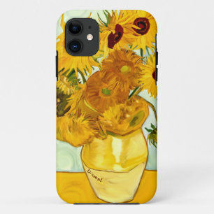 Vincent van Goghs gelbe Sonnenblume, die 1888 malt iPhone 11 Hülle