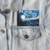 Vincent van Goghs Gemälde, Sternennacht, Button (Insitu)