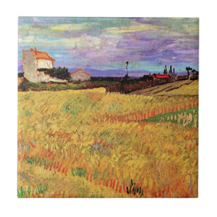 Vincent van Goghs Gemälde, Weizenfeld, Fliese