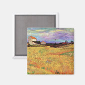 Vincent van Goghs Gemälde, Weizenfeld, Magnet (Vorderseite/Rückseite)