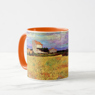 Vincent van Goghs Gemälde, Weizenfeld, Tasse