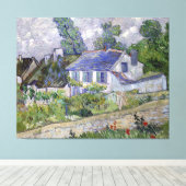 Vincent van Gogh's Houses at Auvers Leinwanddruck (Insitu (Holzboden))