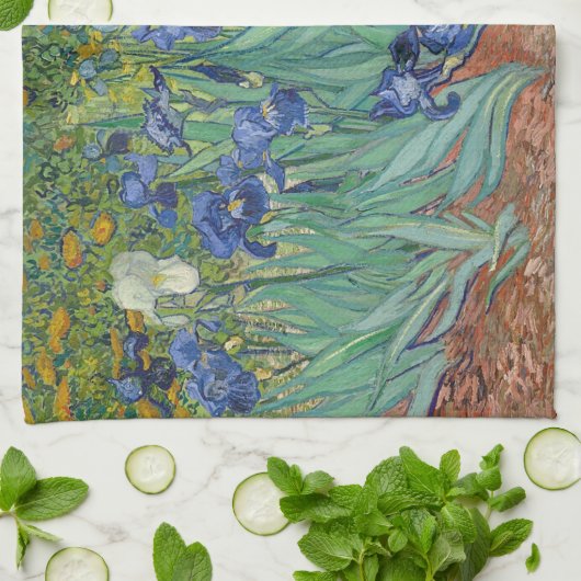 Vincent Van Gogh's Ire. Geschirrtuch (Gefaltet)