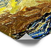 Vincent van Gogh's Malerei "The Old Mill" (1888) Poster (Ecke)