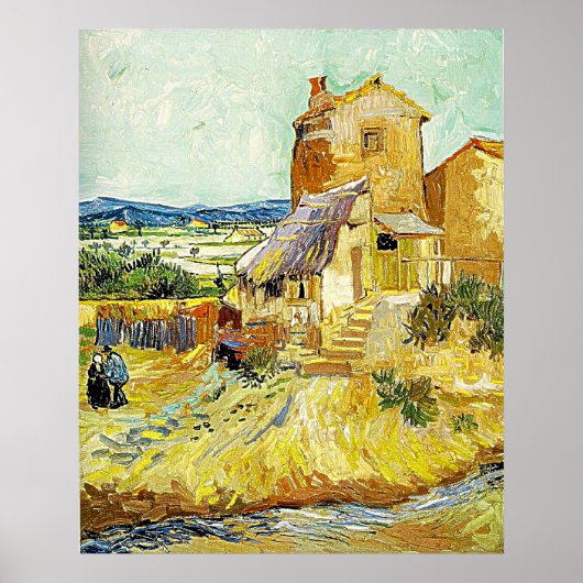 Vincent van Gogh's Malerei "The Old Mill" (1888) Poster (Vorne)