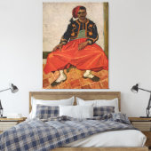Vincent van Gogh's Malerei "The Zouave" (1888) Leinwanddruck (Insitu (Schlafzimmer))