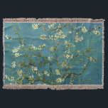 Vincent van Goghs Mandel-Blüten-Wolldecken Decke<br><div class="desc">Vincent Willem Van Gogh,  1853 - 1890,  war ein niederländischer Postenimpressionist Maler,  der für seine Art der schroffen Schönheit und Gebrauch von kräftigen Farben berühmt ist.</div>