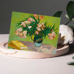 Vincent van Gogh's Oleanders Postcard Postkarte<br><div class="desc">Erleben Sie den lebendigen Reiz des 1888 gemalten Meisterwerks von Vincent van Gogh "Oleanders" mit dieser bezaubernden Postkarte. Dieses Kunstwerk mit einer Fülle von zarten Blüten in Rosa und Weiß ist ein Beispiel für van Goghs Meisterschaft in Farbe und Form. Lass die wirbelnden Pinselstriche und die dynamische Komposition bringen Sie...</div>