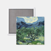 Vincent van Gogh's Olive Trees (1889) Magnet (Vorderseite/Rückseite)