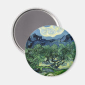 Vincent van Gogh's Olive Trees (1889) Magnet (Vorderseite/Rückseite)